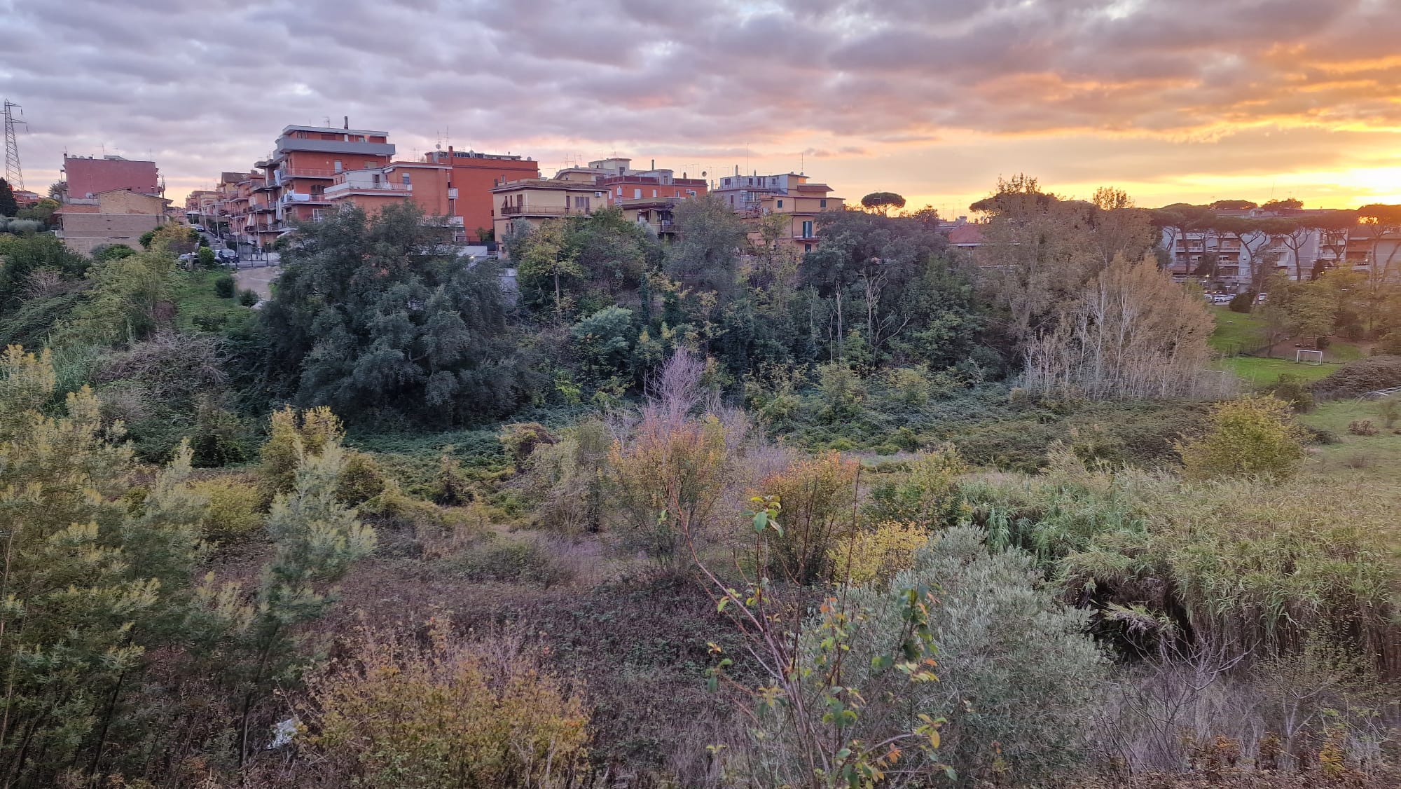 Vista da via Boccea verso via Ovada
